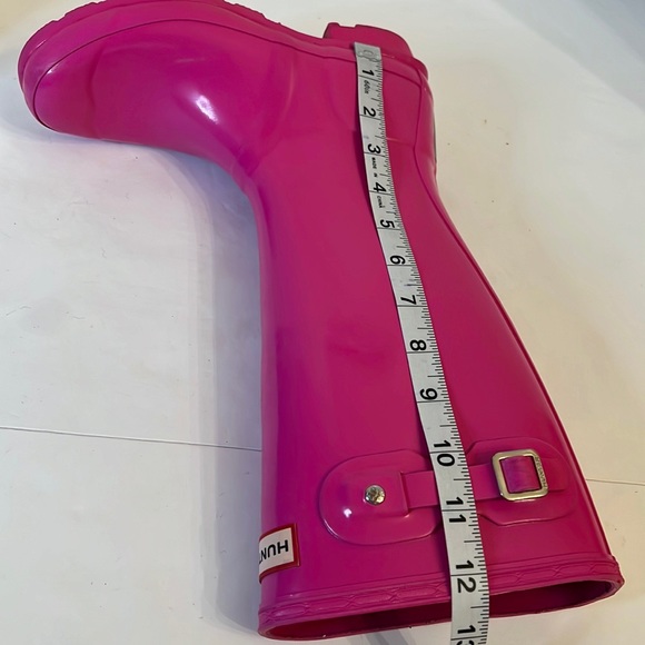 HUNTER  PINK TALL RAIN BOOTS SZ US 5 / 6 AN EU 35 / 36 - Picture 9 of 16